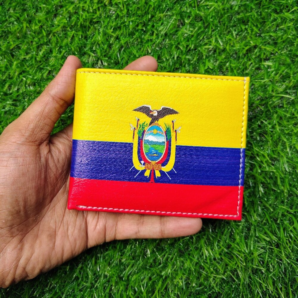 Men Bifold Printed Novelty Wallet in Vegan Leather with Gift Box